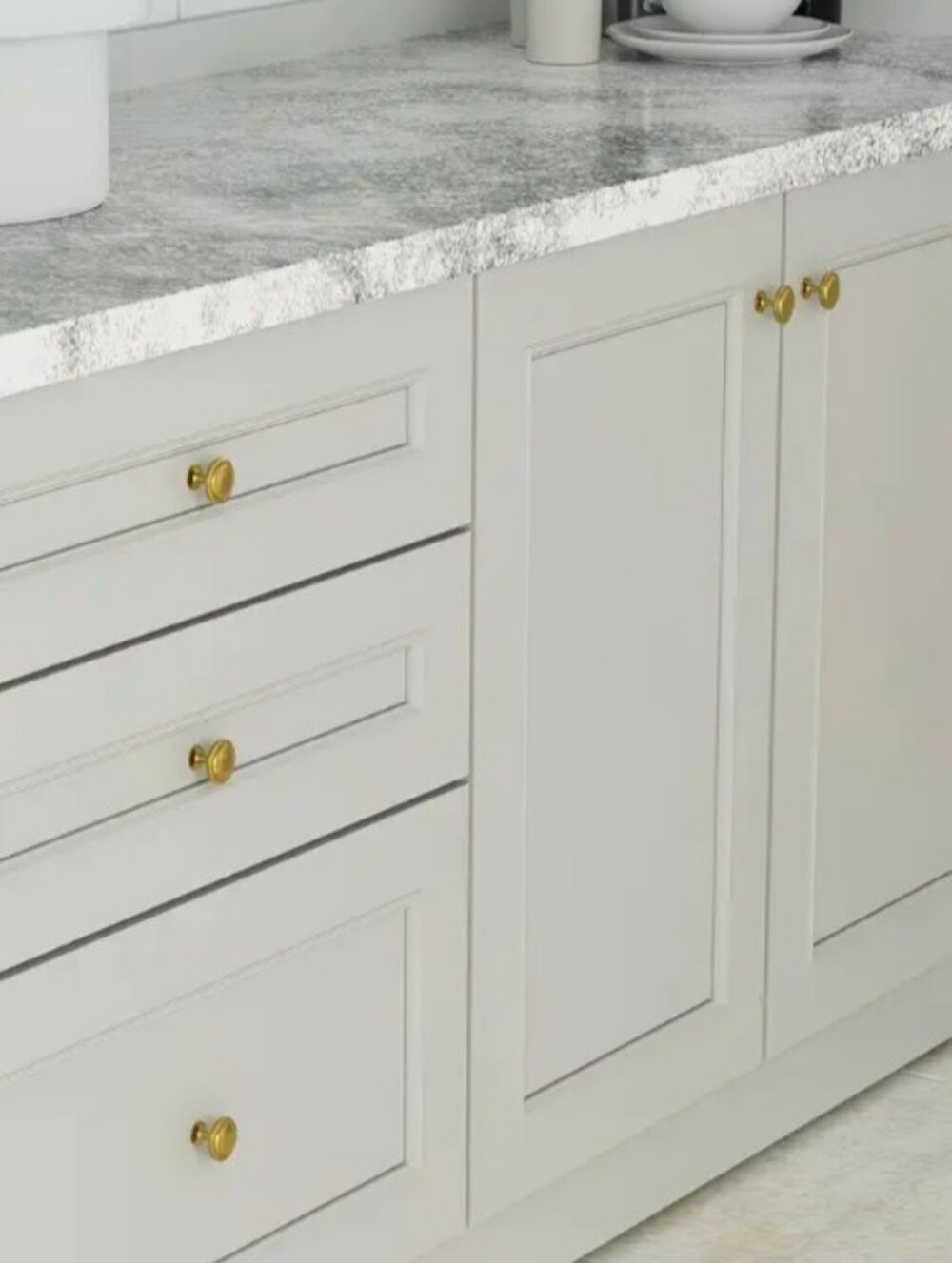 💮3/$20💮 2 pcs Gold Round Drawer Cabinet Pulls Knobs